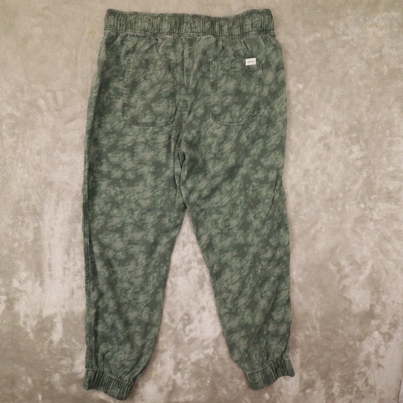 Orvis Women's Green Camo Tencel Paperbag Drawstring Jogger Pants Size‎ M - Picture 9 of 10